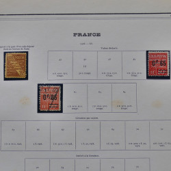 Lot de timbres de France fins de catalogue neufs et oblitérés.