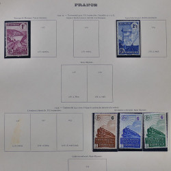 Lot de timbres de France fins de catalogue neufs et oblitérés.