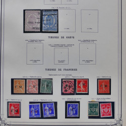 Lot de timbres de France fins de catalogue neufs et oblitérés.