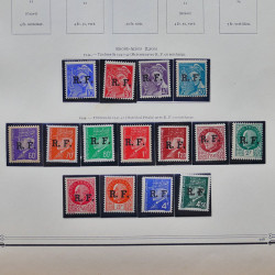 Lot de timbres de France fins de catalogue neufs et oblitérés.