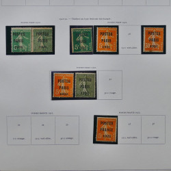 Lot de timbres de France fins de catalogue neufs et oblitérés.
