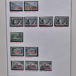 Collection timbres de France 1961-1969 oblitérés complet en album Safe.