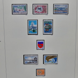 Collection timbres de France 1961-1969 oblitérés complet en album Safe.