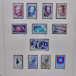 Collection timbres de France 1961-1969 oblitérés complet en album Safe.