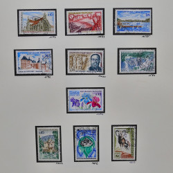 Collection timbres de France 1961-1969 oblitérés complet en album Safe.