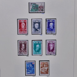Collection timbres de France 1961-1969 oblitérés complet en album Safe.