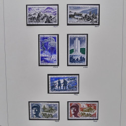 Collection timbres de France 1961-1969 oblitérés complet en album Safe.