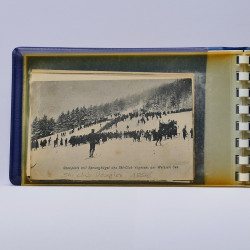 Collection de cartes postales thématiques Ski en un album.