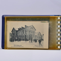 Collection de cartes postales thématiques Ski en un album.