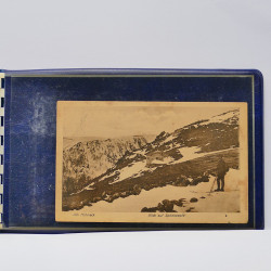 Collection de cartes postales thématiques Ski en un album.