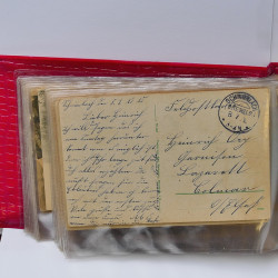 Collection de cartes postales thématiques Costumes Alsaciens en un album.