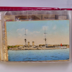 Collection de cartes postales thématiques Costumes Alsaciens en un album.