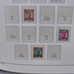 Collection timbres d'Islande 1876-2010 oblitérés dans album Leuchtturm.