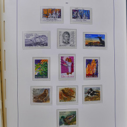 Collection timbres d'Islande 1876-2010 oblitérés dans album Leuchtturm.