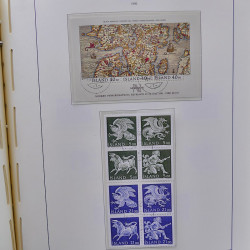 Collection timbres d'Islande 1876-2010 oblitérés dans album Leuchtturm.