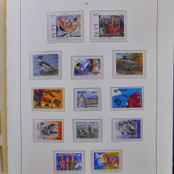 Collection timbres d'Islande 1876-2010 oblitérés dans album Leuchtturm.