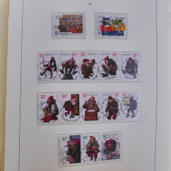 Collection timbres d'Islande 1876-2010 oblitérés dans album Leuchtturm.