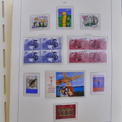 Collection timbres d'Islande 1876-2010 oblitérés dans album Leuchtturm.