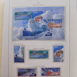 Collection timbres d'Islande 1876-2010 oblitérés dans album Leuchtturm.