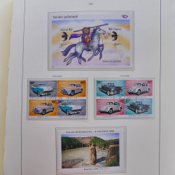 Collection timbres d'Islande 1876-2010 oblitérés dans album Leuchtturm.