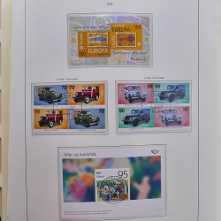 Collection timbres d'Islande 1876-2010 oblitérés dans album Leuchtturm.