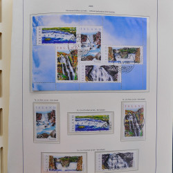 Collection timbres d'Islande 1876-2010 oblitérés dans album Leuchtturm.