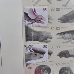 Collection timbres d'Islande 1876-2010 oblitérés dans album Leuchtturm.