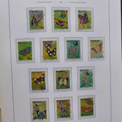 Collection timbres de Namibie 1990-2010 oblitérés dans album Leuchtturm.