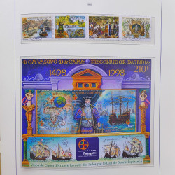 Collection timbres de Nouvelle Calédonie 1959-2014 oblitérés en album Leuchtturm.