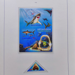 Collection timbres de Nouvelle Calédonie 1959-2014 oblitérés en album Leuchtturm.
