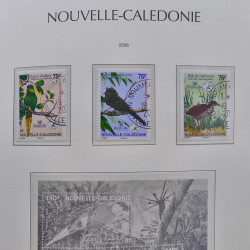 Collection timbres de Nouvelle Calédonie 1959-2014 oblitérés en album Leuchtturm.