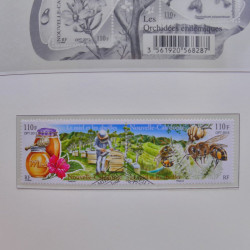 Collection timbres de Nouvelle Calédonie 1959-2014 oblitérés en album Leuchtturm.