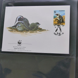 Collection timbres thématiques Animaux WWF en 2 albums.