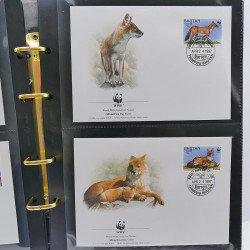 Collection timbres thématiques Animaux WWF en 2 albums.