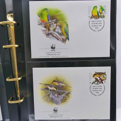 Collection timbres thématiques Animaux WWF en 2 albums.