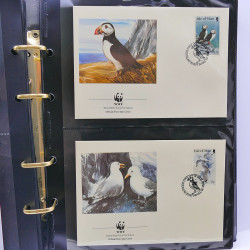 Collection timbres thématiques Animaux WWF en 2 albums.