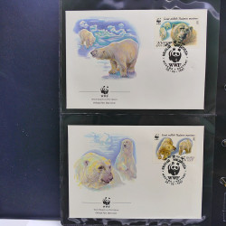Collection timbres thématiques Animaux WWF en 2 albums.