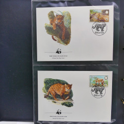 Collection timbres thématiques Animaux WWF en 2 albums.