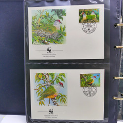 Collection timbres thématiques Animaux WWF en 2 albums.