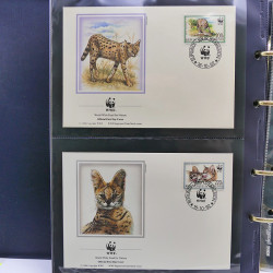 Collection timbres thématiques Animaux WWF en 2 albums.
