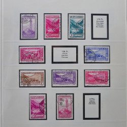 Collection timbres d'Andorre Français 1931-2015 oblitérés en 2 albums Safe.