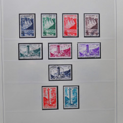 Collection timbres d'Andorre Français 1931-2015 oblitérés en 2 albums Safe.
