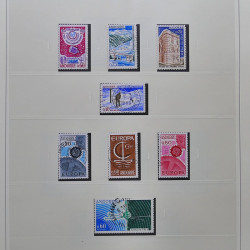 Collection timbres d'Andorre Français 1931-2015 oblitérés en 2 albums Safe.