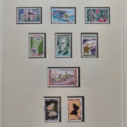 Collection timbres d'Andorre Français 1931-2015 oblitérés en 2 albums Safe.