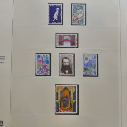 Collection timbres d'Andorre Français 1931-2015 oblitérés en 2 albums Safe.