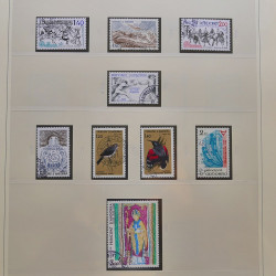 Collection timbres d'Andorre Français 1931-2015 oblitérés en 2 albums Safe.