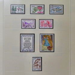 Collection timbres d'Andorre Français 1931-2015 oblitérés en 2 albums Safe.