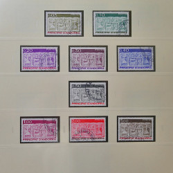 Collection timbres d'Andorre Français 1931-2015 oblitérés en 2 albums Safe.