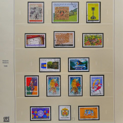 Collection timbres d'Andorre Français 1931-2015 oblitérés en 2 albums Safe.