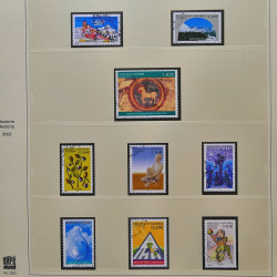 Collection timbres d'Andorre Français 1931-2015 oblitérés en 2 albums Safe.